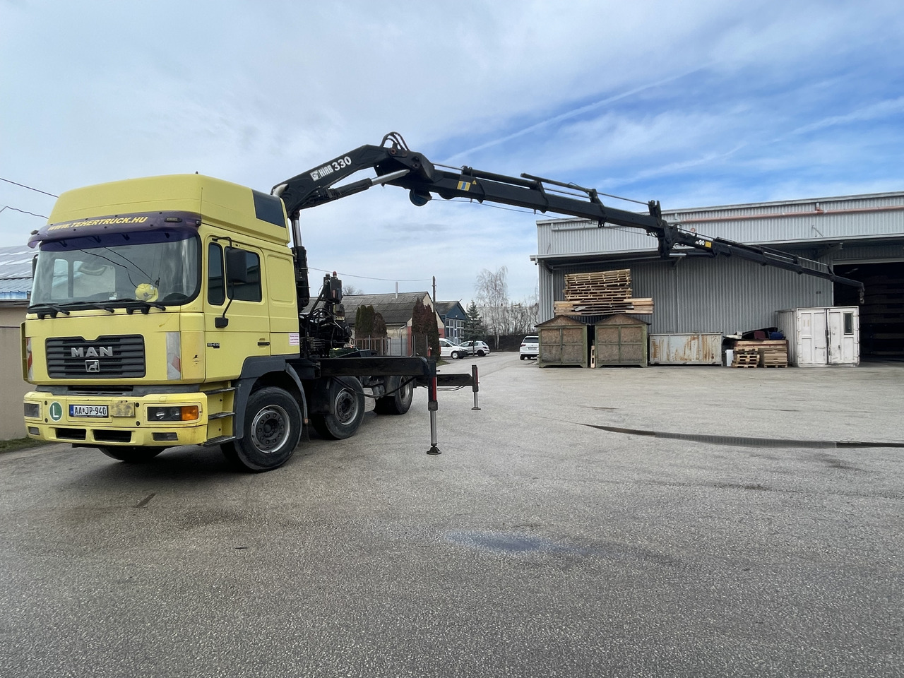 MAN F2000 413 6x2 Manual CRANE Hiab 330+jib 90 21m - رأس تريلا: صورة 5 MAN F2000 413 6x2 Manual CRANE Hiab 330+jib 90 21m - رأس تريلا: صورة 5