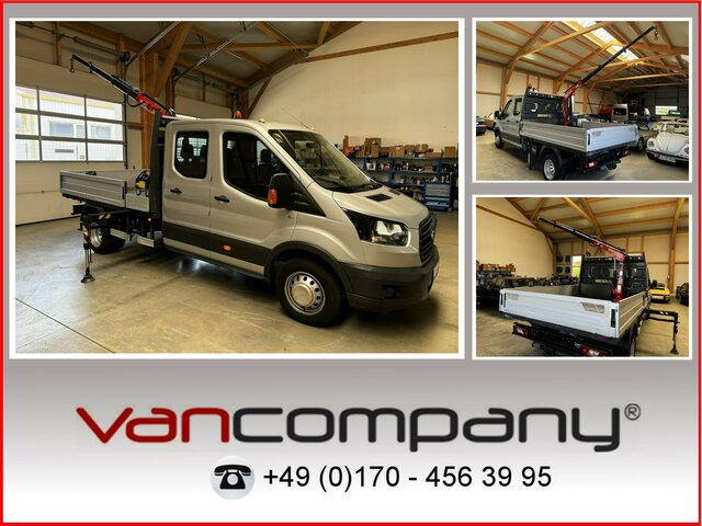 FORD Transit FT 350L Doka TdCI hydr. Fassi Kran... - شاحنة توصيل مفتوحة, الشاحنات الصغيرة كابينة مزدوجة: صورة 1 FORD Transit FT 350L Doka TdCI hydr. Fassi Kran... - شاحنة توصيل مفتوحة, الشاحنات الصغيرة كابينة مزدوجة: صورة 1
