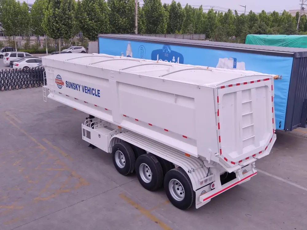 SUNSKY 40cbm 3-axle tipper trailer - نصف مقطورة قلابة: صورة 2 SUNSKY 40cbm 3-axle tipper trailer - نصف مقطورة قلابة: صورة 2