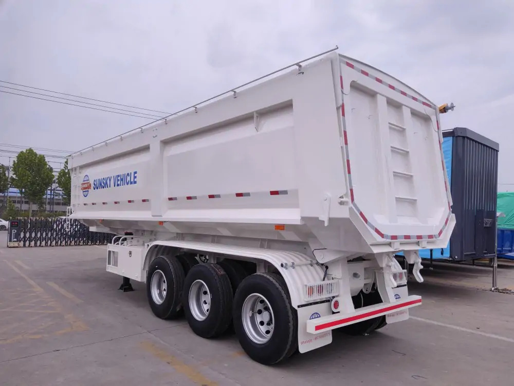 SUNSKY 40cbm 3-axle tipper trailer - نصف مقطورة قلابة: صورة 5 SUNSKY 40cbm 3-axle tipper trailer - نصف مقطورة قلابة: صورة 5
