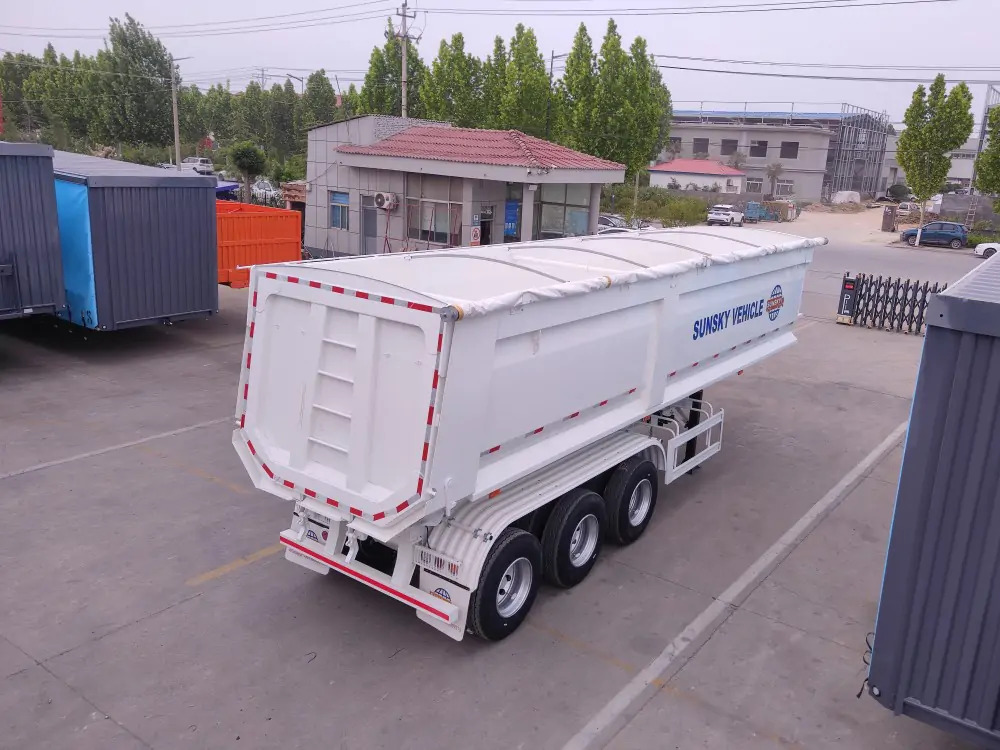 SUNSKY 40cbm 3-axle tipper trailer - نصف مقطورة قلابة: صورة 3 SUNSKY 40cbm 3-axle tipper trailer - نصف مقطورة قلابة: صورة 3