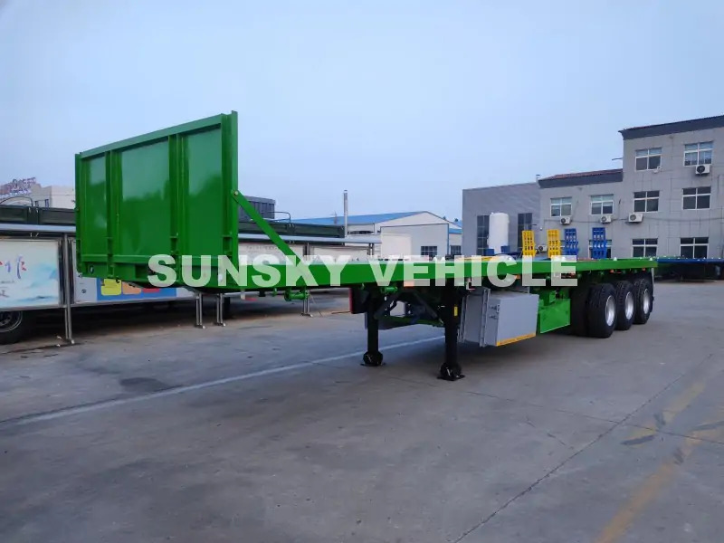 SUNSKY Flat Deck Trailer with henred type axles and suspension - نصف مقطورة مسطحة: صورة 2 SUNSKY Flat Deck Trailer with henred type axles and suspension - نصف مقطورة مسطحة: صورة 2