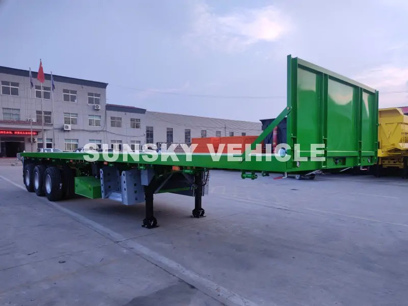 SUNSKY Flat Deck Trailer with henred type axles and suspension - نصف مقطورة مسطحة: صورة 4 SUNSKY Flat Deck Trailer with henred type axles and suspension - نصف مقطورة مسطحة: صورة 4
