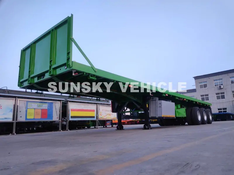 SUNSKY Flat Deck Trailer with henred type axles and suspension - نصف مقطورة مسطحة: صورة 3 SUNSKY Flat Deck Trailer with henred type axles and suspension - نصف مقطورة مسطحة: صورة 3