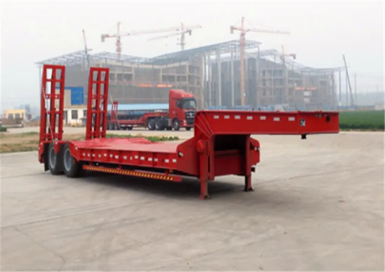 XCMG Official 3 Axle 18 Meter Long Truck Trailers 40Ft Low Bed Container Semi Trailer - نصف مقطورة بلودر منخفض: صورة 5 XCMG Official 3 Axle 18 Meter Long Truck Trailers 40Ft Low Bed Container Semi Trailer - نصف مقطورة بلودر منخفض: صورة 5