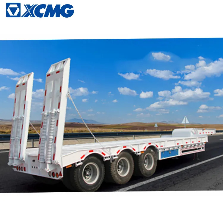 XCMG Official 3 Axle 18 Meter Long Truck Trailers 40Ft Low Bed Container Semi Trailer - نصف مقطورة بلودر منخفض: صورة 1 XCMG Official 3 Axle 18 Meter Long Truck Trailers 40Ft Low Bed Container Semi Trailer - نصف مقطورة بلودر منخفض: صورة 1
