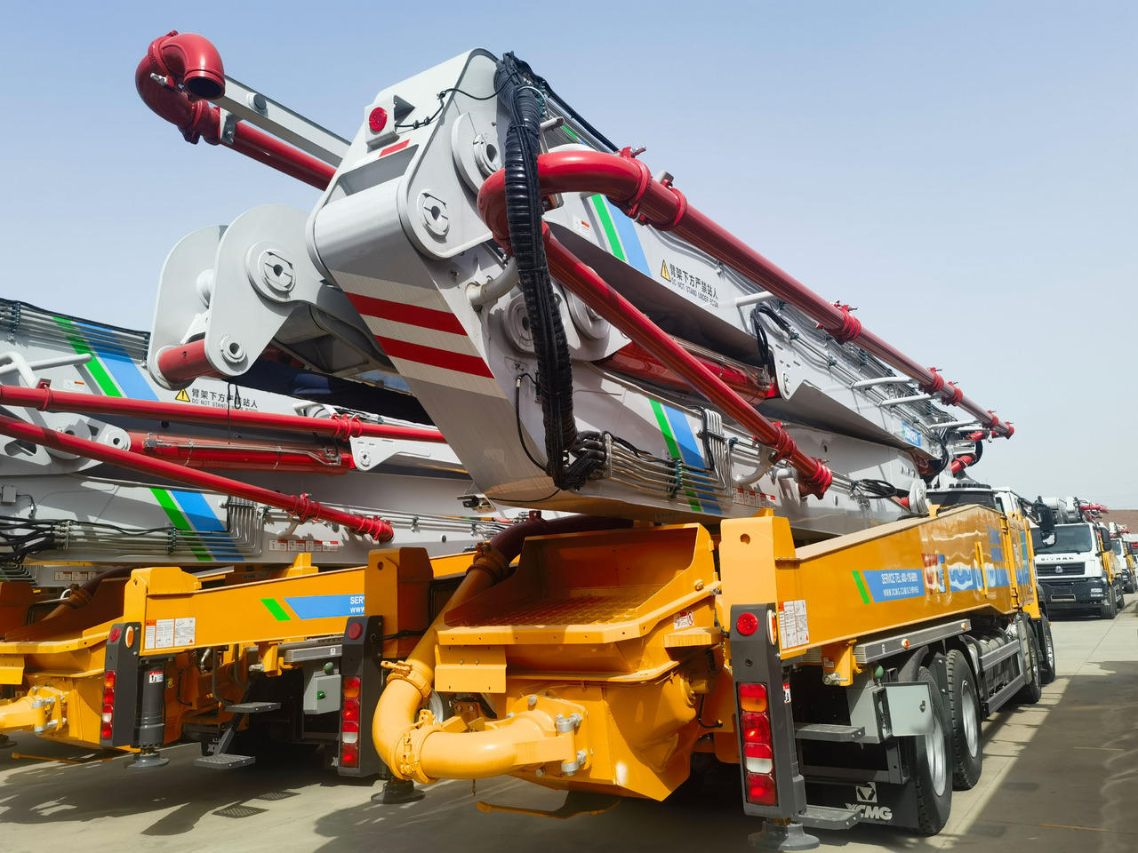 مضخة خرسانة XCMG Official Second Hand 62m Concrete Boom Pump HB62V Truck Mounted Concrete Pump For Sale: صورة 6