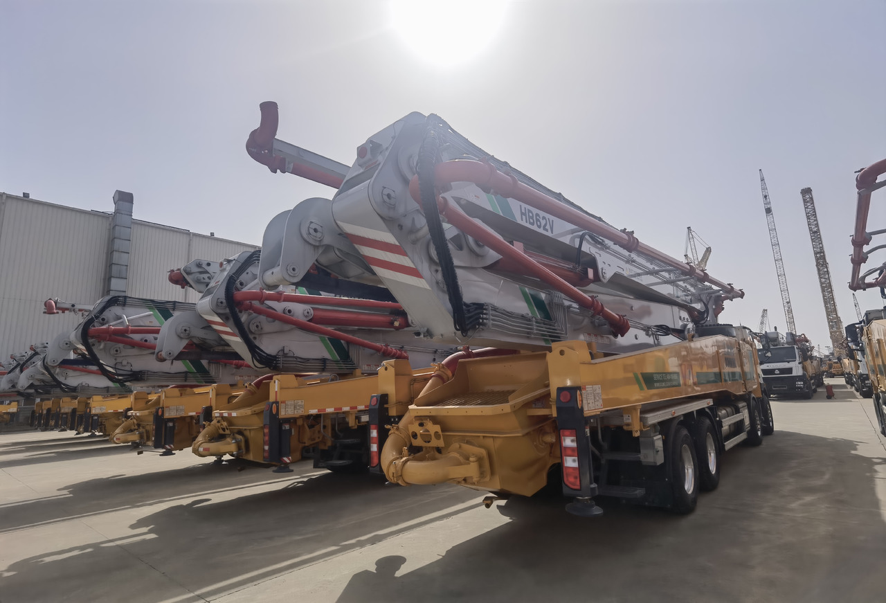 مضخة خرسانة XCMG Official Second Hand 62m Concrete Boom Pump HB62V Truck Mounted Concrete Pump For Sale: صورة 8
