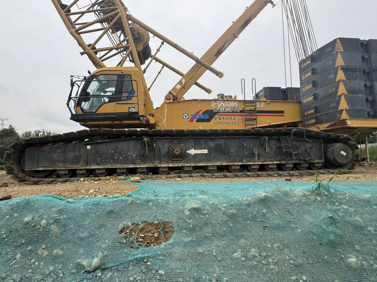 XCMG Official Second Hand Crawler Crane Lifting Equipment Mobile XGC300 300 Ton Crane Price - رافعة زاحفة: صورة 5 XCMG Official Second Hand Crawler Crane Lifting Equipment Mobile XGC300 300 Ton Crane Price - رافعة زاحفة: صورة 5