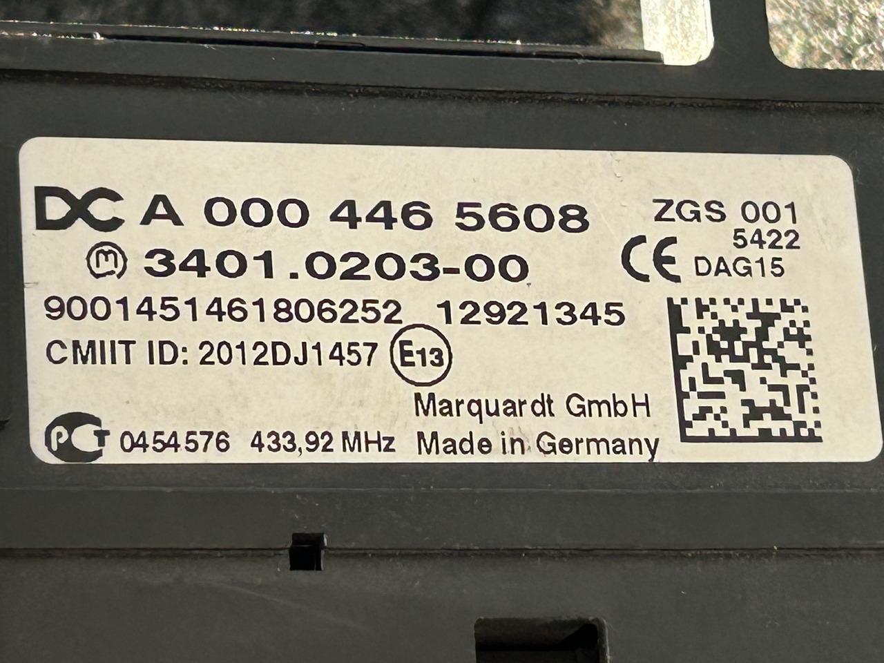 MERCEDES-BENZ ACTROS MP4 START/STOP IGNITION SWITCH - لوحة العدادات - شاحنة: صورة 5 MERCEDES-BENZ ACTROS MP4 START/STOP IGNITION SWITCH - لوحة العدادات - شاحنة: صورة 5