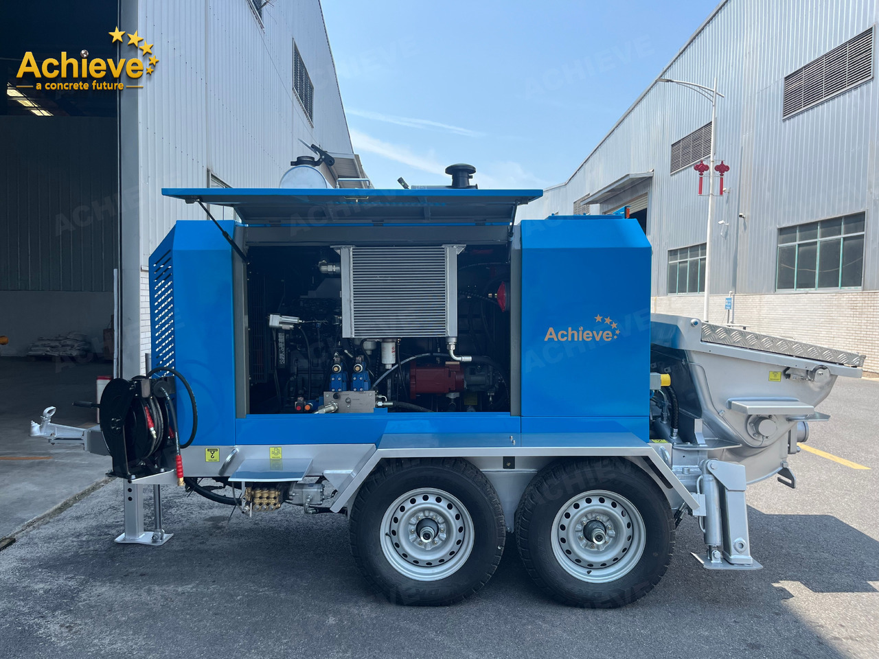 ACHIEVE ACHIEVE AP400 Concrete Trailer Pump For Australia/US EPA /CE Version  【ACHIEVE】100% BRAND NEW !!! - مضخة خرسانة ثابتة: صورة 4 ACHIEVE ACHIEVE AP400 Concrete Trailer Pump For Australia/US EPA /CE Version  【ACHIEVE】100% BRAND NEW !!! - مضخة خرسانة ثابتة: صورة 4