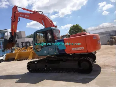 Good Price Japan Surplus Backhoe Hitachi Ex200 Excavator with Breaker Line for Sale - حفار زاحف: صورة 1 Good Price Japan Surplus Backhoe Hitachi Ex200 Excavator with Breaker Line for Sale - حفار زاحف: صورة 1