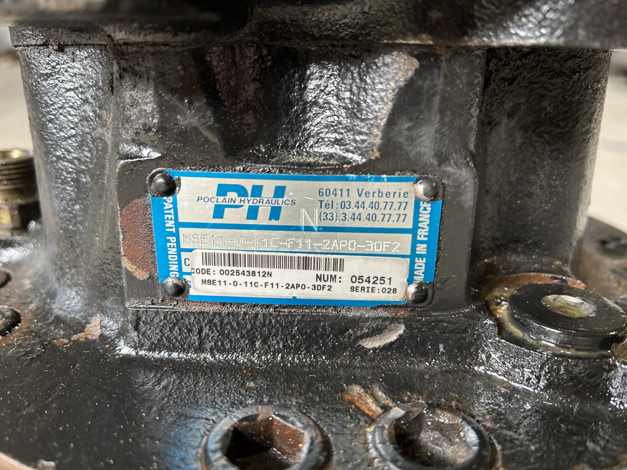 POCLAIN HYDRAULICS MSE11 - محرك سوينغ - حفّار: صورة 4 POCLAIN HYDRAULICS MSE11 - محرك سوينغ - حفّار: صورة 4