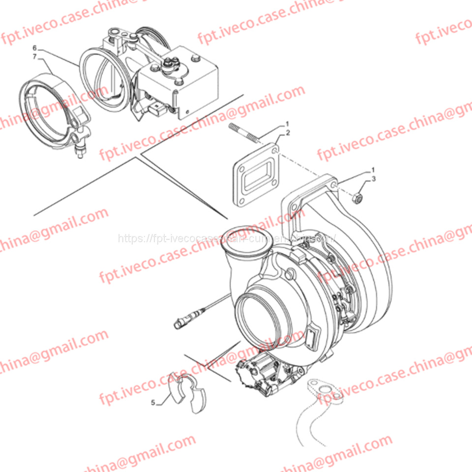 FPT IVECO CASE Cursor9 F2CFE614A*B041/F2CGE614F*V004 5802431166 Turbocharger 5801621755 504179011 - تربو - شاحنة: صورة 4 FPT IVECO CASE Cursor9 F2CFE614A*B041/F2CGE614F*V004 5802431166 Turbocharger 5801621755 504179011 - تربو - شاحنة: صورة 4