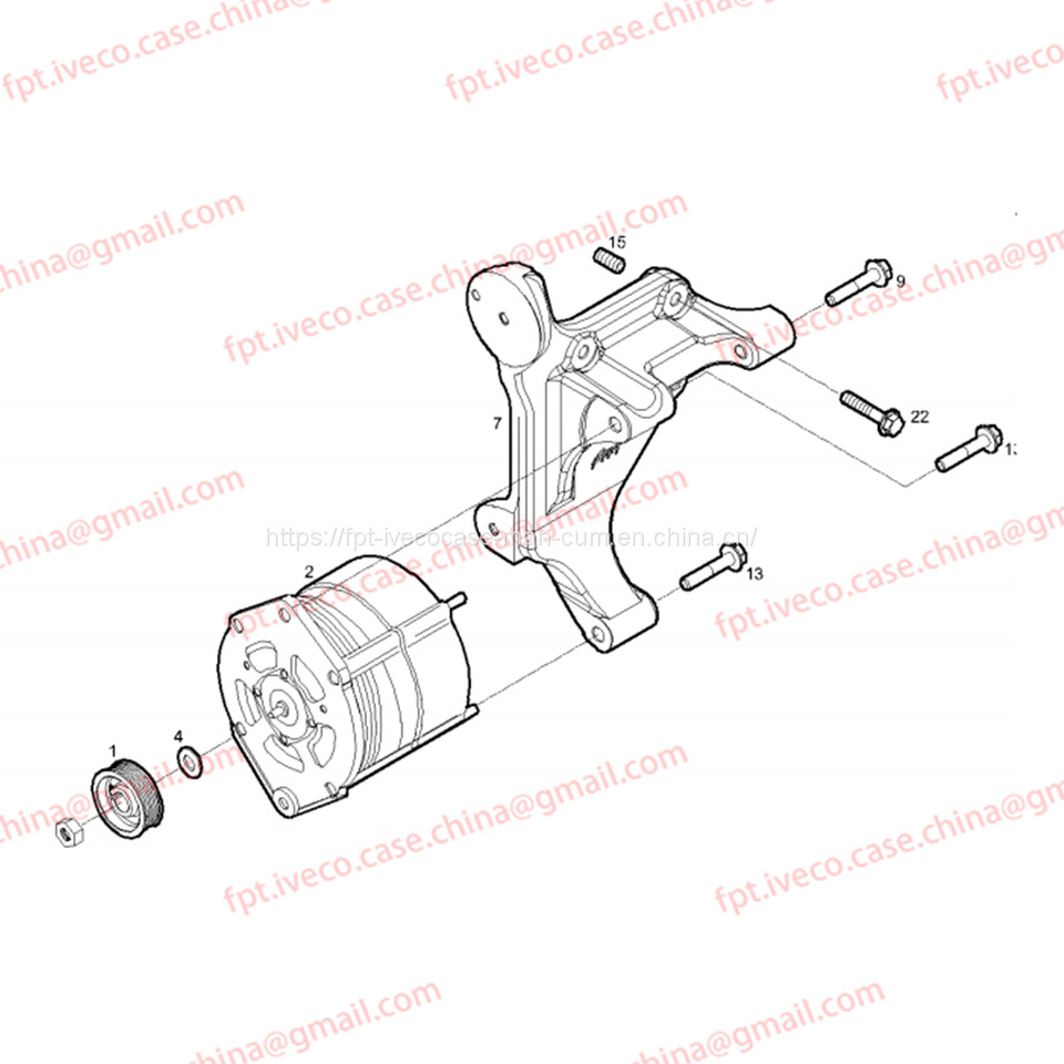 FPT IVECO CASE Cursor9Bus F2CFE612D*J231/F2CFE612A*J098 5802748674 ALTERNATOR 500332014 - مبادل - حافلة: صورة 3 FPT IVECO CASE Cursor9Bus F2CFE612D*J231/F2CFE612A*J098 5802748674 ALTERNATOR 500332014 - مبادل - حافلة: صورة 3