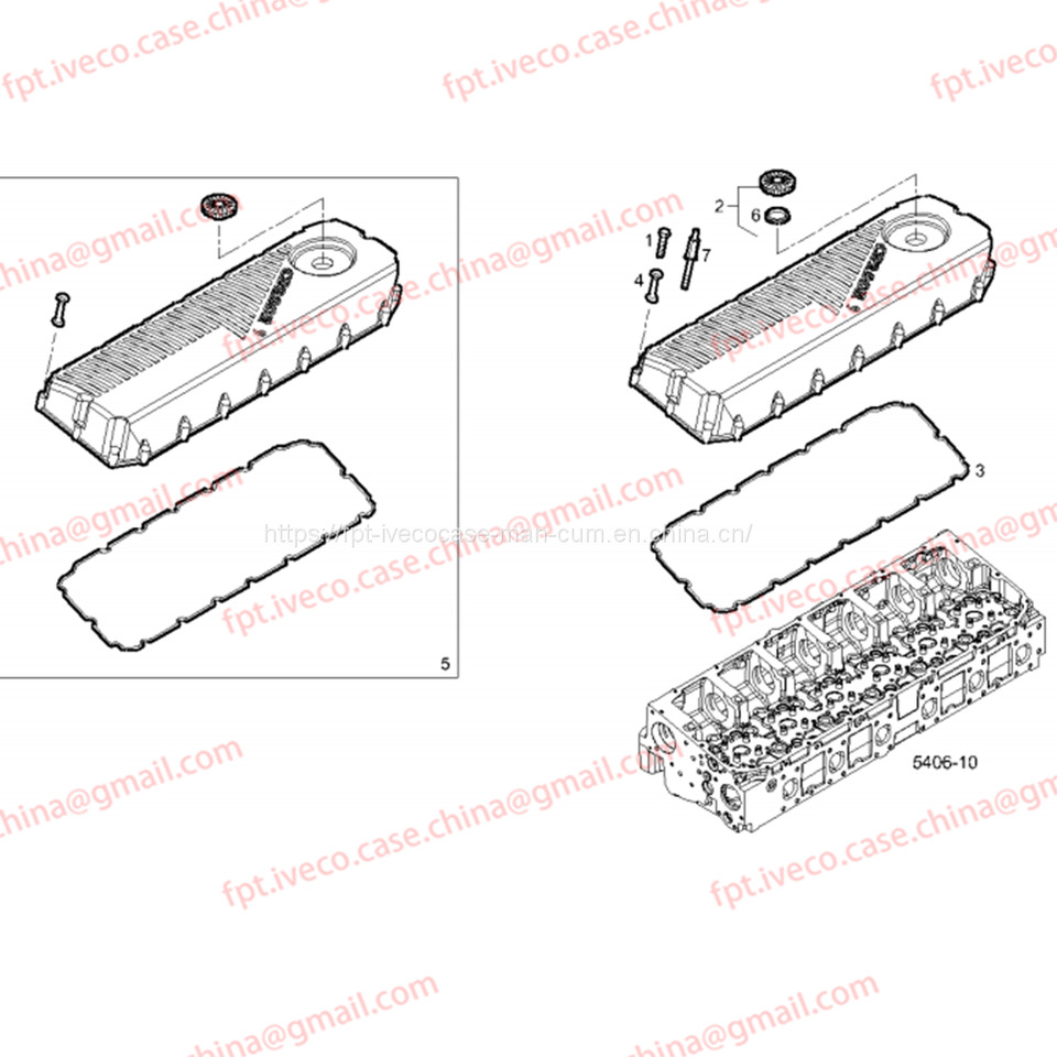 FPT IVECO CASE Cursor9Bus F2CFE612D*J231/F2CFE612A*J098 5802748674 Cylinder head cover 5801886274 - رأس أسطوانية - حافلة: صورة 3 FPT IVECO CASE Cursor9Bus F2CFE612D*J231/F2CFE612A*J098 5802748674 Cylinder head cover 5801886274 - رأس أسطوانية - حافلة: صورة 3