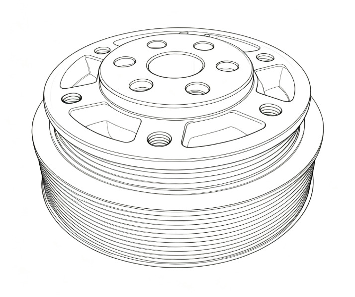 OEM Engine Cursor13 F3BE0684A B001 504003647 PULLEY F504023798 - المحرك و قطع الغيار: صورة 1 OEM Engine Cursor13 F3BE0684A B001 504003647 PULLEY F504023798 - المحرك و قطع الغيار: صورة 1