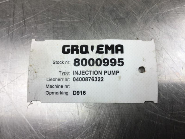 مضخة الوقود Bosch Fuel Injection Pump D916: صورة 6
