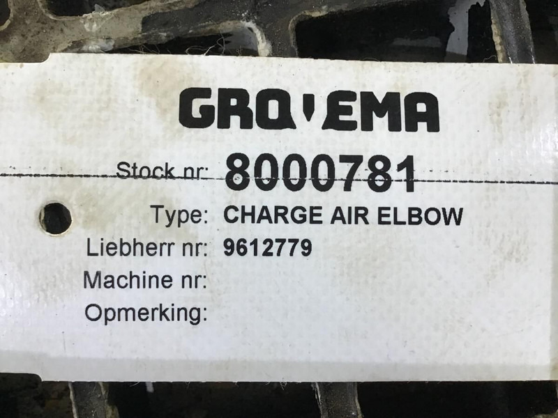 Liebherr Air Elbow - أنبوب سحب الهواء: صورة 3 Liebherr Air Elbow - أنبوب سحب الهواء: صورة 3