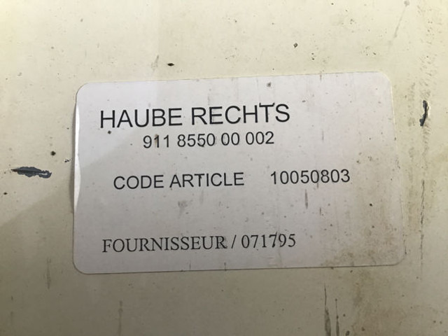 Liebherr Bonnet Right - غطاء السيارة: صورة 5 Liebherr Bonnet Right - غطاء السيارة: صورة 5