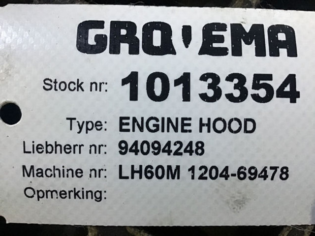 غطاء السيارة Liebherr Engine Hood: صورة 8