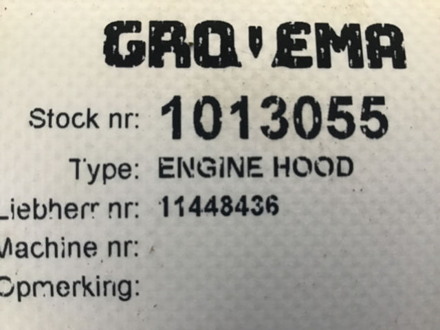 غطاء السيارة للبيع Liebherr Engine Hood: صورة 6 غطاء السيارة للبيع Liebherr Engine Hood: صورة 6