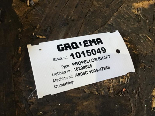 Liebherr Propellor Shaft - نصف رمح: صورة 2 Liebherr Propellor Shaft - نصف رمح: صورة 2