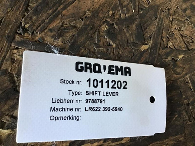 Liebherr Shift Lever - عتلة تبديل السرعة: صورة 4 Liebherr Shift Lever - عتلة تبديل السرعة: صورة 4
