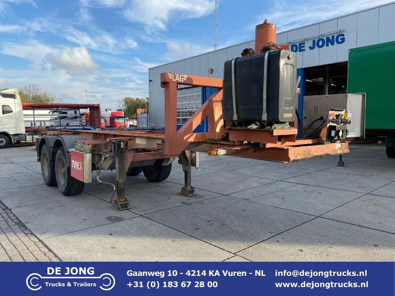 LAG 20 FT Tipping chassis / kiepchassis / Electric Tipping - ناقل حاوية/ نصف مقطورة بحاوية: صورة 1 LAG 20 FT Tipping chassis / kiepchassis / Electric Tipping - ناقل حاوية/ نصف مقطورة بحاوية: صورة 1