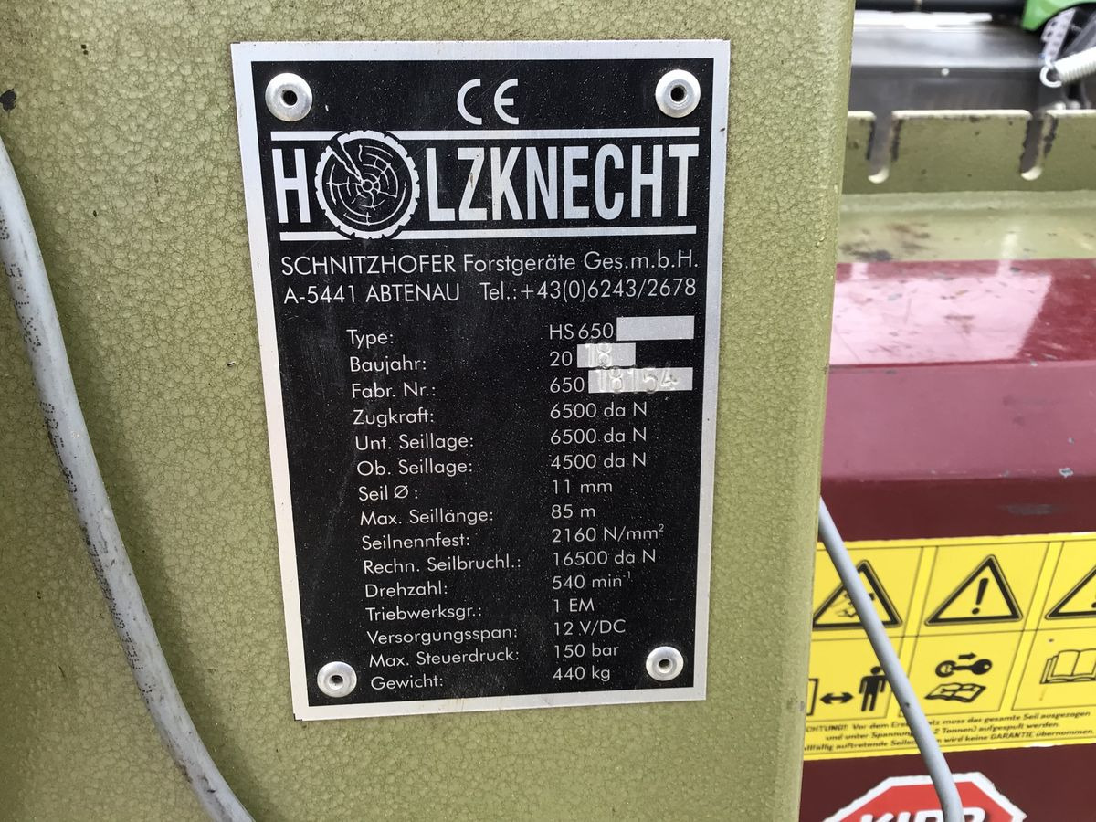 Holzknecht HS 650 - ونش - معدات الغابات: صورة 2 Holzknecht HS 650 - ونش - معدات الغابات: صورة 2