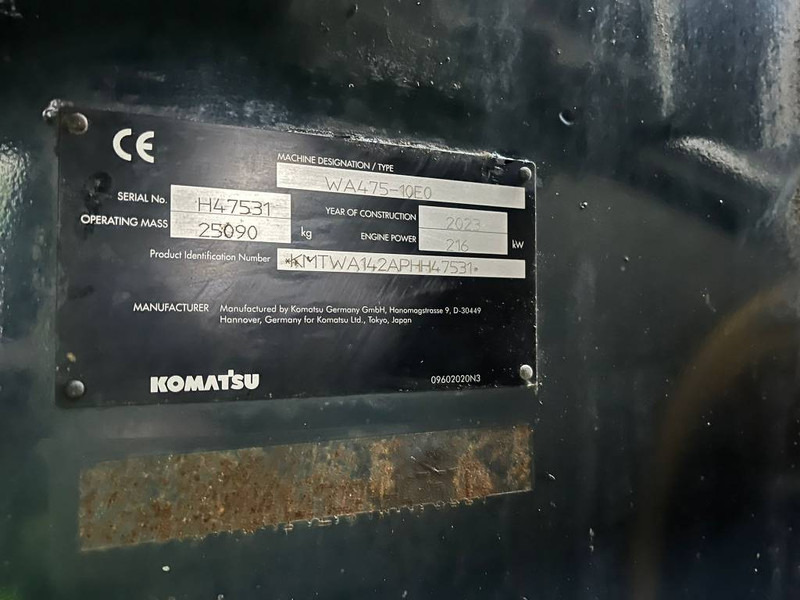 Komatsu WA 475-10E0 - اللودر بعجل: صورة 5 Komatsu WA 475-10E0 - اللودر بعجل: صورة 5