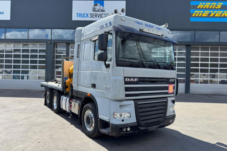 DAF XF510 Effer 255-5 6x2 SZM/Pritsche - شاحنة كرين: صورة 4 DAF XF510 Effer 255-5 6x2 SZM/Pritsche - شاحنة كرين: صورة 4