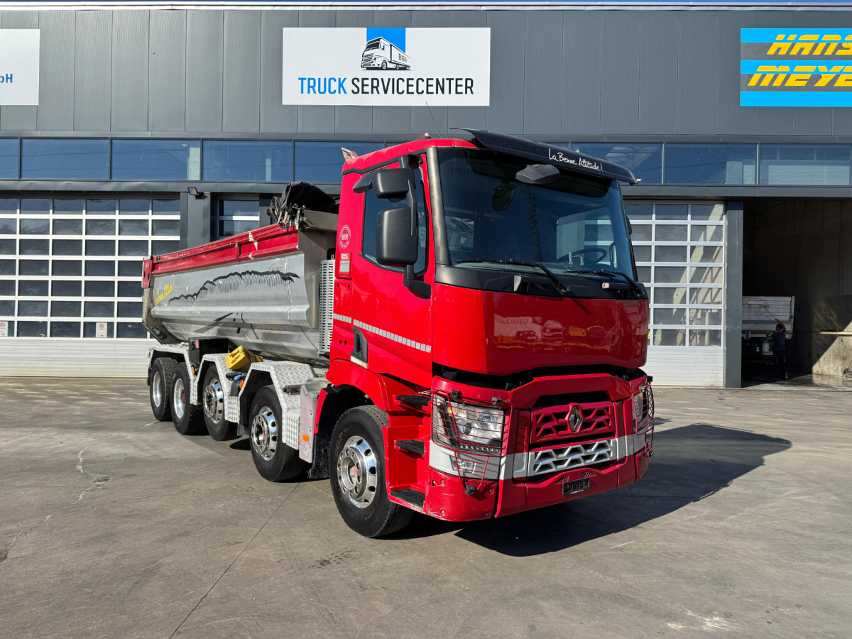 RENAULT C520 10x4 Abschiebemulde (no tipper) - شاحنة برافعة خطافية: صورة 3 RENAULT C520 10x4 Abschiebemulde (no tipper) - شاحنة برافعة خطافية: صورة 3