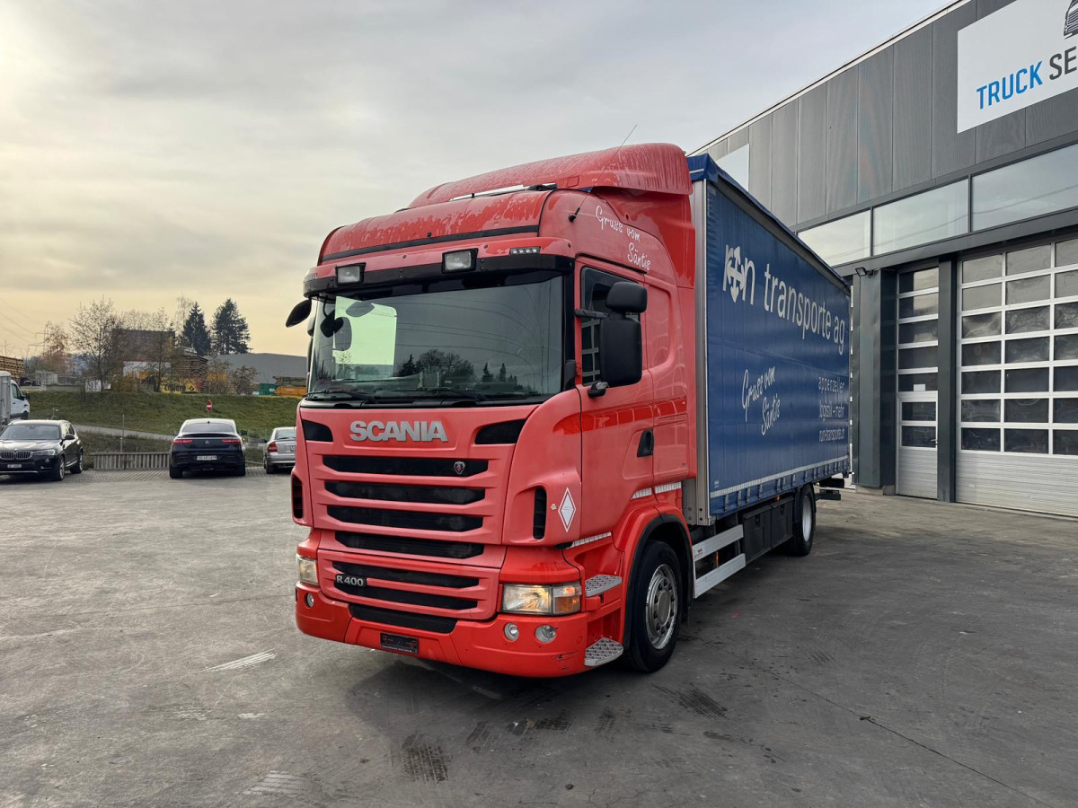 SCANIA G400 4x2 Mega 3 M Innenhöhe - شاحنة ذات ستائر جانبية: صورة 1 SCANIA G400 4x2 Mega 3 M Innenhöhe - شاحنة ذات ستائر جانبية: صورة 1