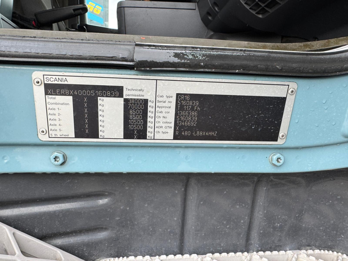 شاحنة كرين SCANIA Scania R480 8x4 PK50002 Flyjib&Seil Bj.2013: صورة 20