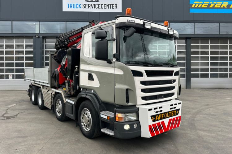 شاحنة كرين Scania G480 8x4 SZM/Pritsche Fassi 950: صورة 12