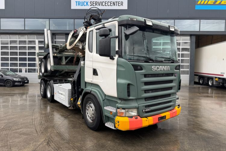 Scania R480 6x2 Loglift F265 mit Dolly - شاحنة: صورة 3 Scania R480 6x2 Loglift F265 mit Dolly - شاحنة: صورة 3