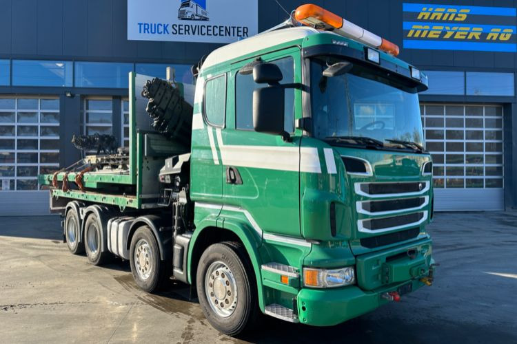 Scania R480 8x4 SWS SZM/Kran/Pritsche - شاحنة كرين: صورة 5 Scania R480 8x4 SWS SZM/Kran/Pritsche - شاحنة كرين: صورة 5