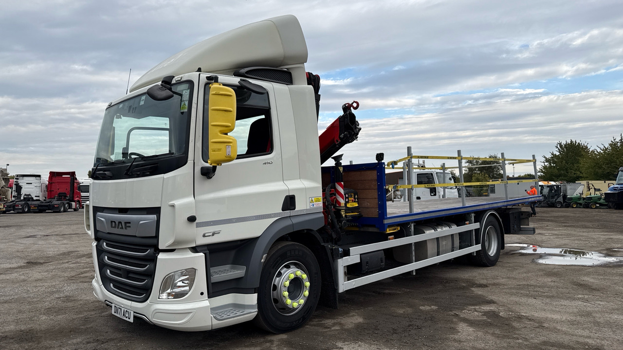 DAF CF 410 - شاحنات مسطحة, شاحنة كرين: صورة 3 DAF CF 410 - شاحنات مسطحة, شاحنة كرين: صورة 3