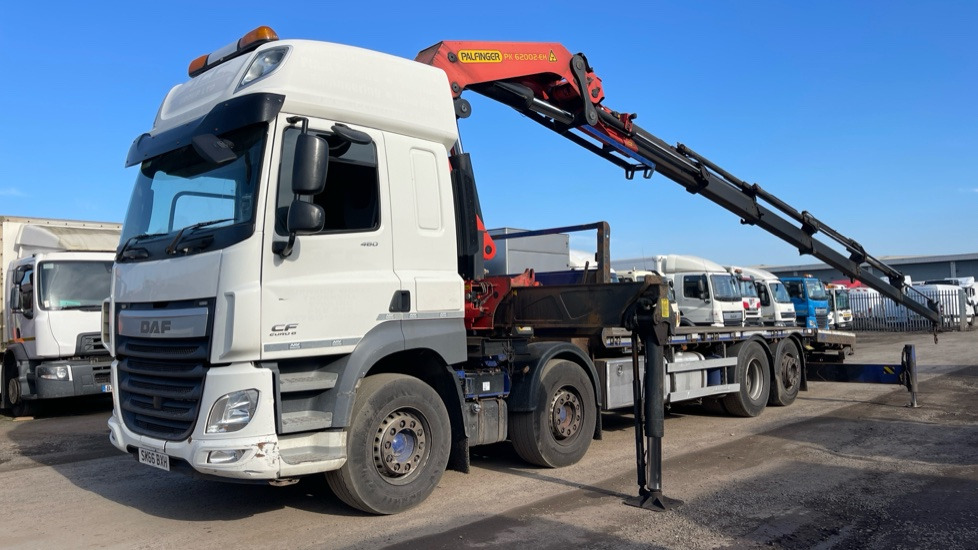 DAF CF 460 - شاحنات مسطحة, شاحنة كرين: صورة 2 DAF CF 460 - شاحنات مسطحة, شاحنة كرين: صورة 2