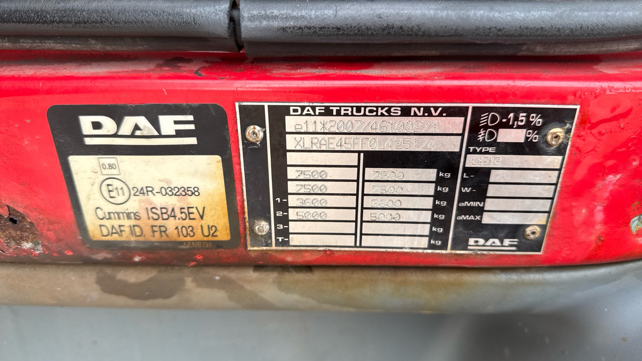 شاحنة صندوقية Daf LF 45.140: صورة 12