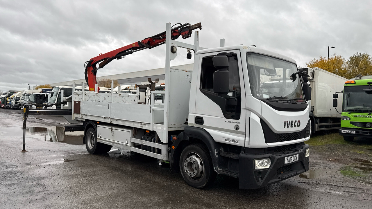 IVECO EUROCARGO 120-190 - شاحنات مسطحة, شاحنة كرين: صورة 1 IVECO EUROCARGO 120-190 - شاحنات مسطحة, شاحنة كرين: صورة 1