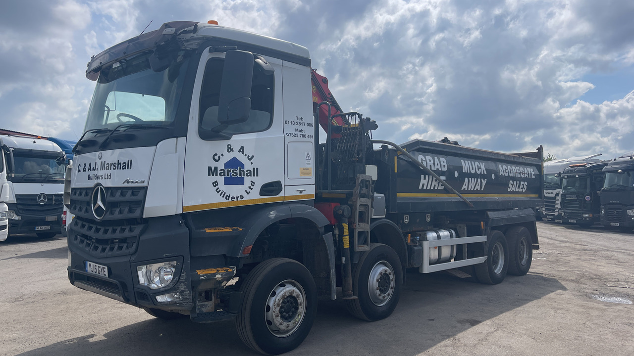 MERCEDES-BENZ AROCS  3240 - شاحنة قلاب, شاحنة كرين: صورة 2 MERCEDES-BENZ AROCS  3240 - شاحنة قلاب, شاحنة كرين: صورة 2