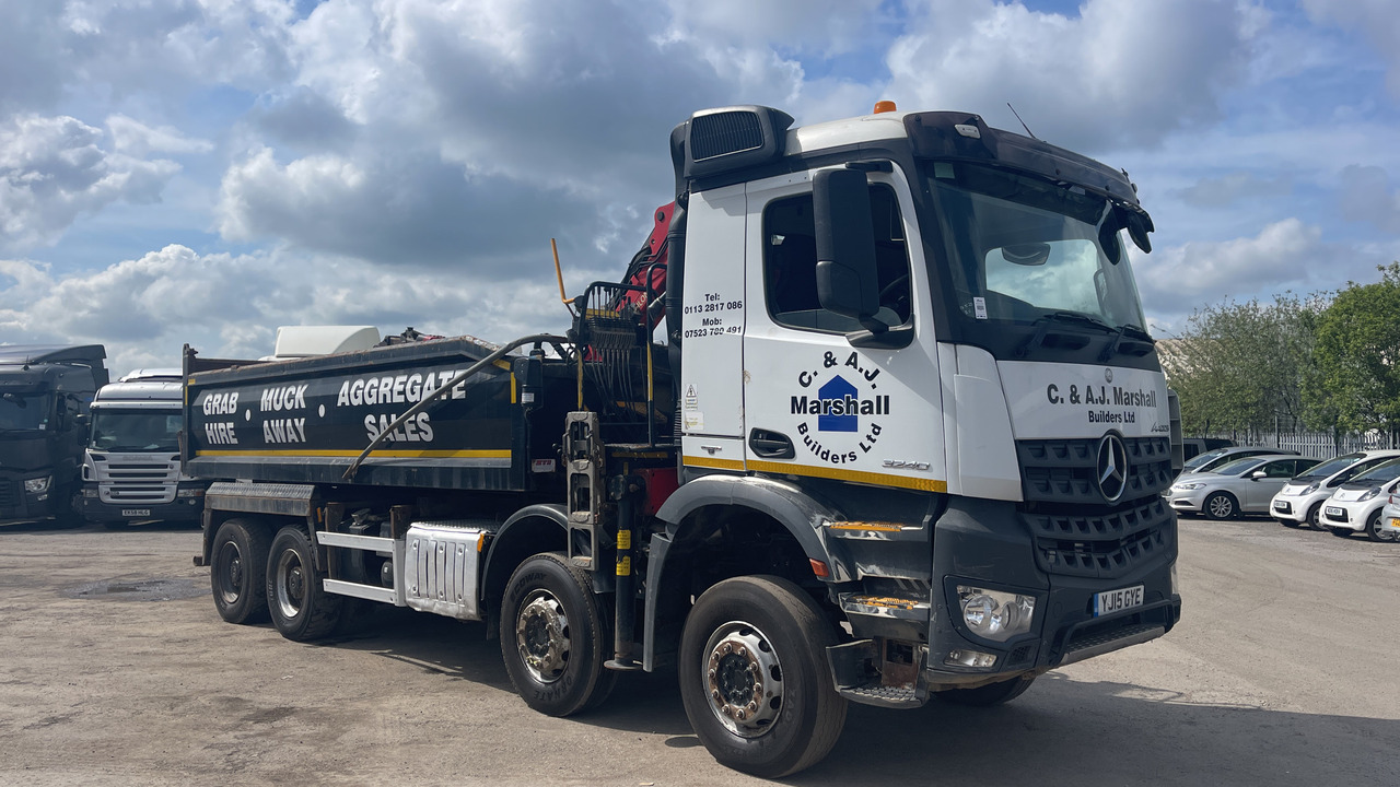 MERCEDES-BENZ AROCS  3240 - شاحنة قلاب, شاحنة كرين: صورة 1 MERCEDES-BENZ AROCS  3240 - شاحنة قلاب, شاحنة كرين: صورة 1