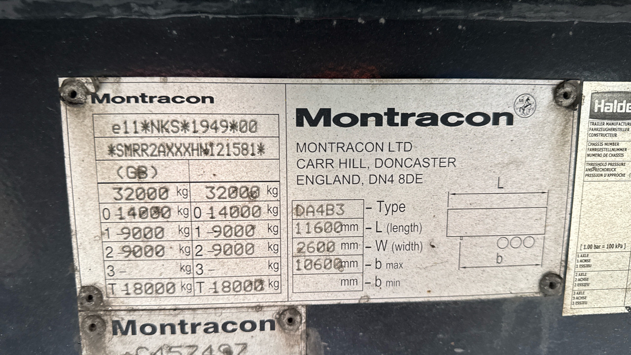 مقطورة MONTRACON FRIDGE BOX: صورة 12 مقطورة MONTRACON FRIDGE BOX: صورة 12