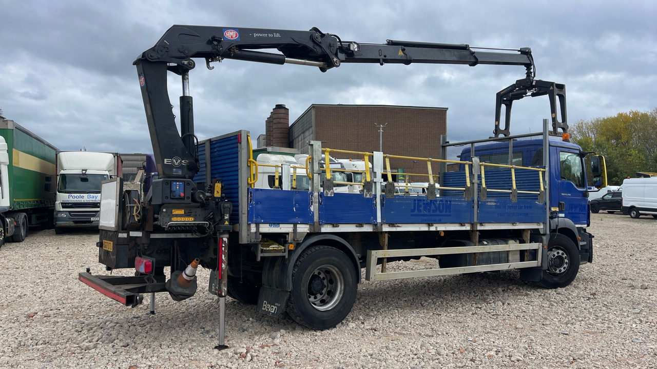 Man TGM 18.250 - شاحنات مسطحة, شاحنة كرين: صورة 4 Man TGM 18.250 - شاحنات مسطحة, شاحنة كرين: صورة 4