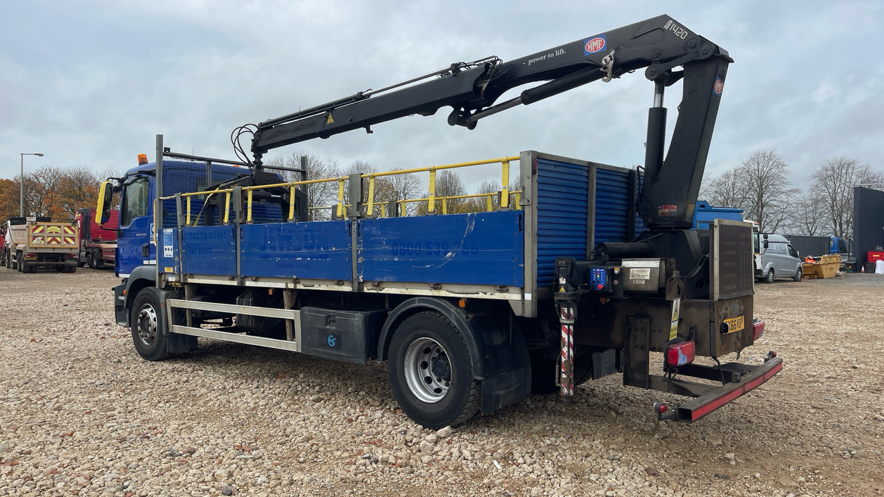 Man TGM 18.250 - شاحنات مسطحة, شاحنة كرين: صورة 3 Man TGM 18.250 - شاحنات مسطحة, شاحنة كرين: صورة 3