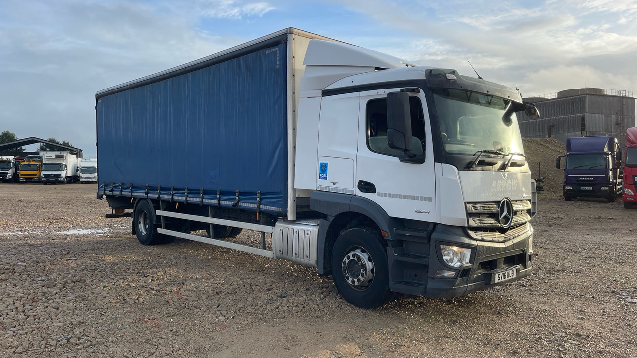 Mercedes-Benz Actros 1824 - شاحنة ذات ستائر جانبية: صورة 1 Mercedes-Benz Actros 1824 - شاحنة ذات ستائر جانبية: صورة 1