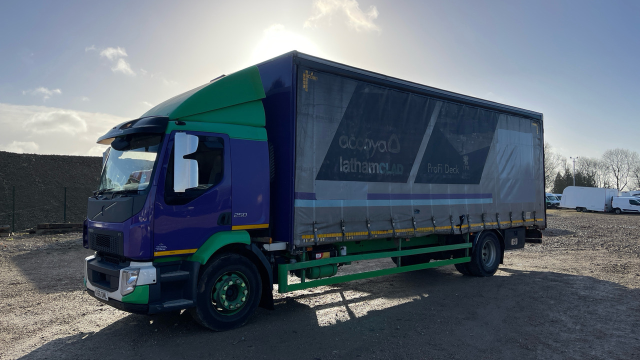 VOLVO FL 250 - شاحنة ذات ستائر جانبية: صورة 2 VOLVO FL 250 - شاحنة ذات ستائر جانبية: صورة 2
