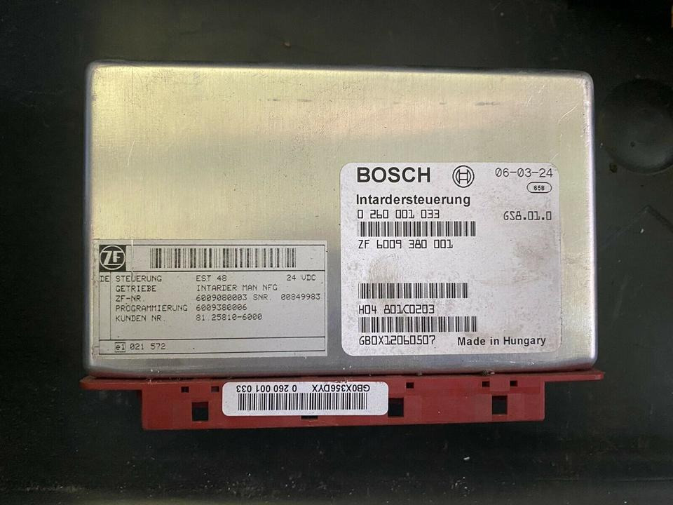 BOSCH Intardersteuerung 0260001033 ZF 6009380001 MAN 81258106000 - وحدة إي سي يو - شاحنة: صورة 4 BOSCH Intardersteuerung 0260001033 ZF 6009380001 MAN 81258106000 - وحدة إي سي يو - شاحنة: صورة 4
